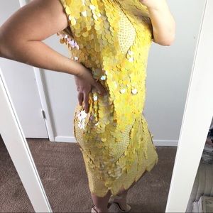 Vintage Dominique Sequin Dress- Gatsby Party Ready